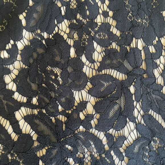 ASTR The Label Black & Nude Lace Overlay Sleeveless Mini Dress Size S Small NWOT - Picture 2 of 13